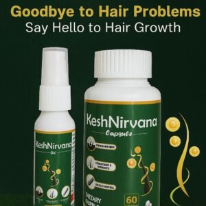 100% Ayurvedic Hair Oil + Capsule Pack